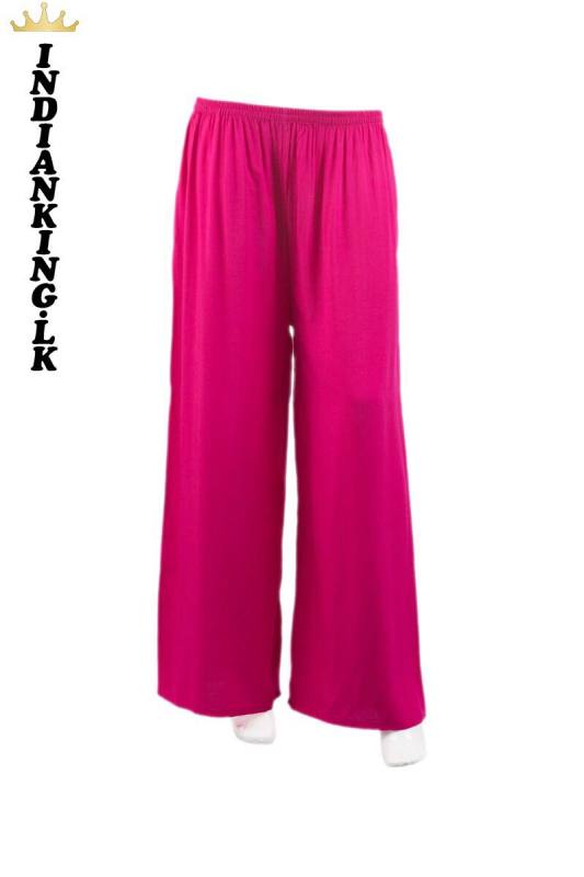 cotton rayon plazo pant majenta colour