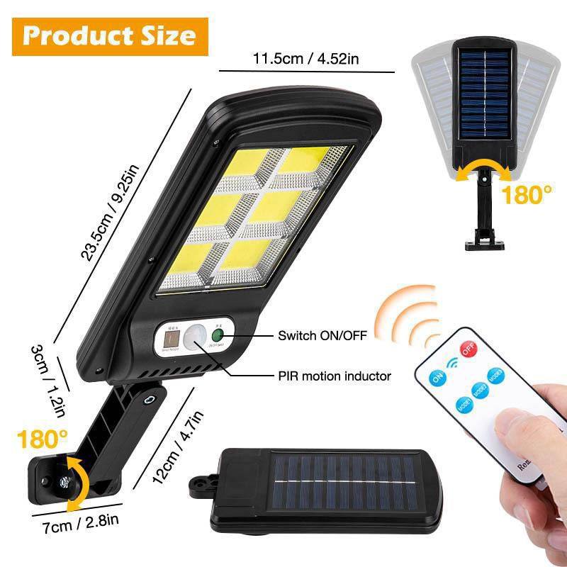 Solar Charging Induction Wall Lamp 6 COB Lights Normal Model