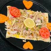 Egg Cheese Roti with Chicken (Kopi Kade Special)