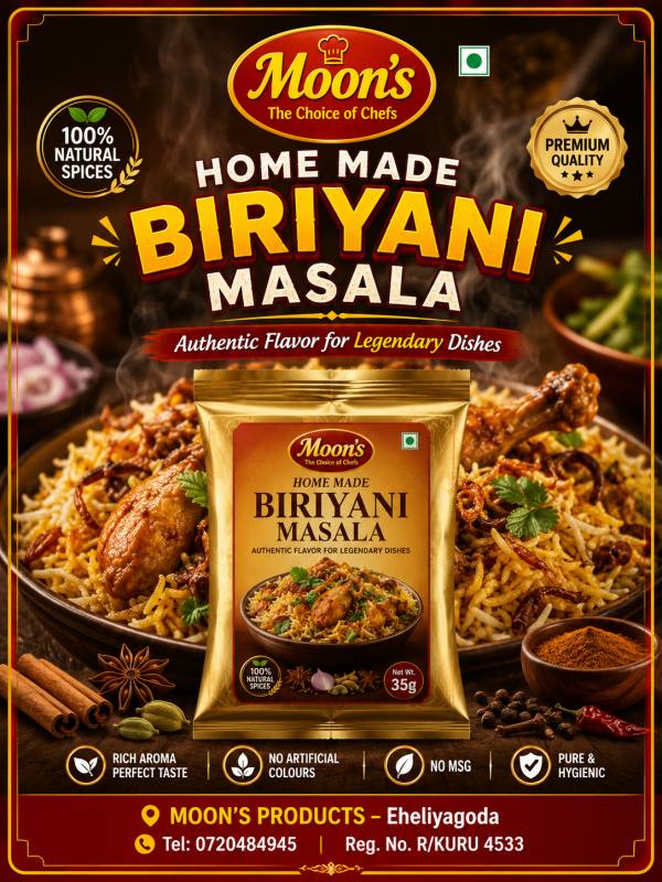 BIRIYANI MASALA பிரியாணி மசாலா බිරියානි මසාලා